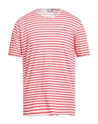 Grey Daniele Alessandrini Man T-shirt Red Size Xl Cotton