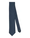 Grey Daniele Alessandrini Man Ties & Bow Ties Navy Blue Size - Silk