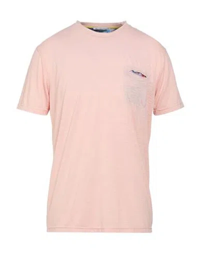 Grey Daniele Alessandrini Man T-shirt Blush Size Xl Polyester, Viscose, Elastane, Cotton In Multi