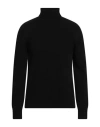 Grey Daniele Alessandrini Man Turtleneck Black Size 38 Acrylic, Wool, Alpaca Wool