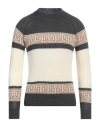 Grey Daniele Alessandrini Man Turtleneck Charcoal Size 38 Wool, Polyamide In Gray