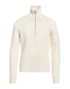 Grey Daniele Alessandrini Man Turtleneck Cream Size 40 Wool, Polyamide In White