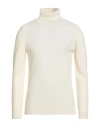 Grey Daniele Alessandrini Man Turtleneck Cream Size 42 Acrylic, Wool, Alpaca Wool