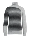 GREY DANIELE ALESSANDRINI GREY DANIELE ALESSANDRINI MAN TURTLENECK GREY SIZE 40 ACRYLIC, WOOL, POLYAMIDE