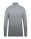 Grey Daniele Alessandrini Man Turtleneck Grey Size 42 Polyamide, Viscose, Wool, Cashmere In Grey