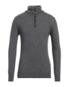 Grey Daniele Alessandrini Man Turtleneck Lead Size 40 Wool, Polyamide