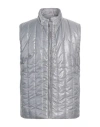 Grey Daniele Alessandrini Man Vest Grey Size 38 Polyester In Gray