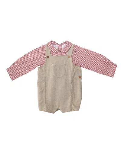Grey Elephant Kids' Daniel Set In Red