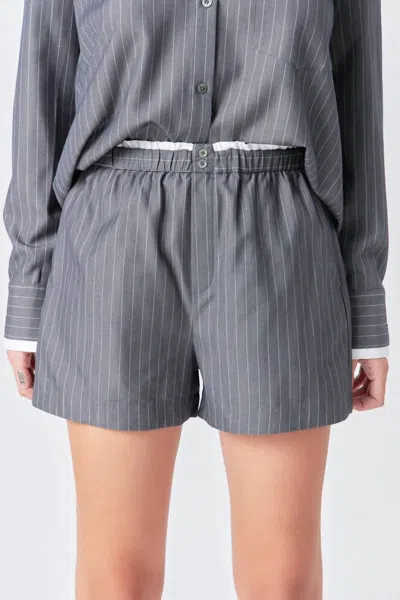Grey Lab Boxer Shorts In Grey