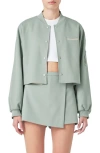 GREY LAB GREY LAB CROP BOMBER JACKET