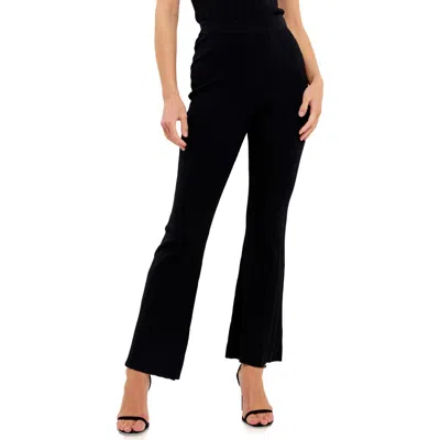 GREY LAB GREY LAB FLARE LEG RIB PANTS