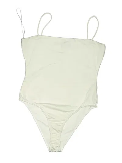 Pre-owned Grey Lab Los Angeles Bodysuit In Ivory