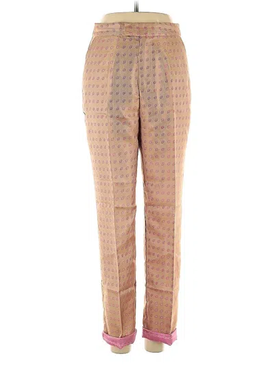 Pre-owned Grey Lab Los Angeles Casual Pants In Gold