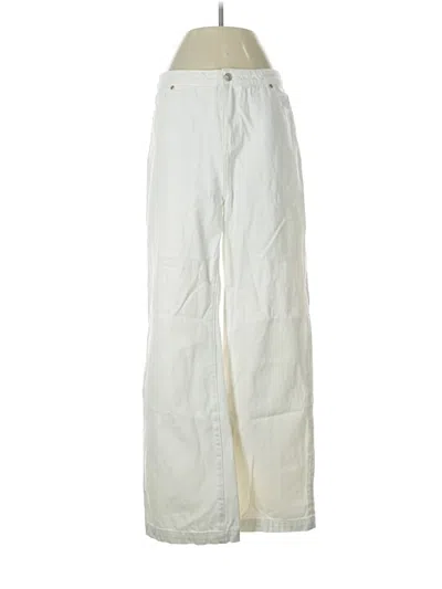Pre-owned Grey Lab Los Angeles Jeans In White