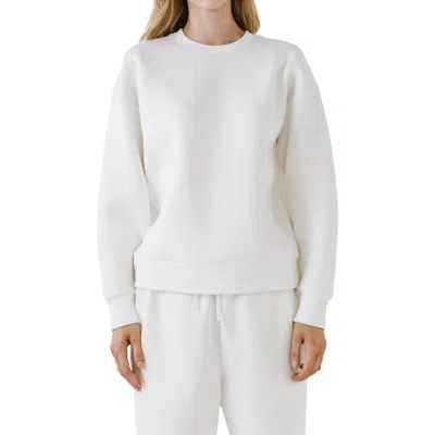 Grey Lab Lounge Wear Crewneck Sweatshirt In Pattern