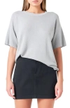 GREY LAB GREY LAB METALLIC KNIT TOP