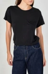 Grey Lab Modal Pocket T-shirt In Black