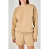 Grey Lab Relaxed Scuba Pullover In Brown