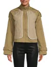 GREY LAB WOMEN'S QUILTED BUTTON FRONT JACKET