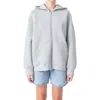 Grey Lab Zip-up Hoodie In Grey