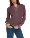 Grey State Brighton Pullover Sweater In Burgundy