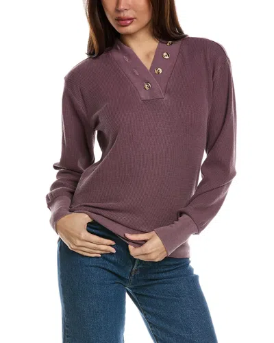Grey State Brighton Pullover Sweater In Burgundy