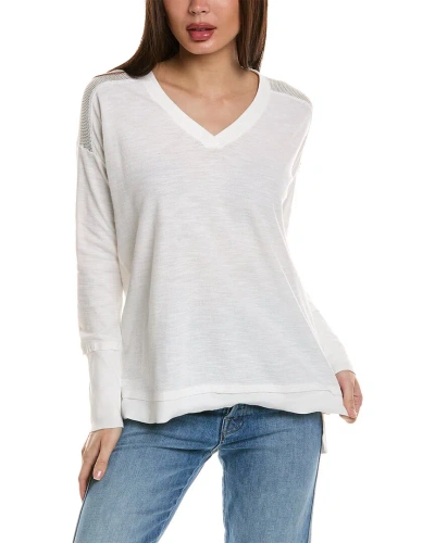 Grey State Cassie Top In White