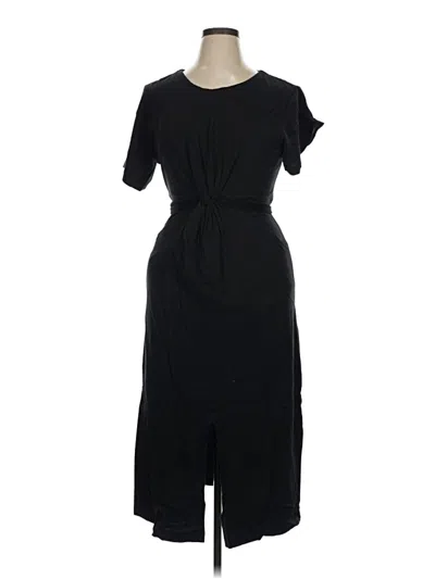 Pre-owned Grey State Casual Dress In Black