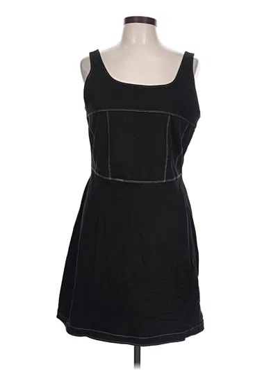 Pre-owned Grey State Casual Dress In Black