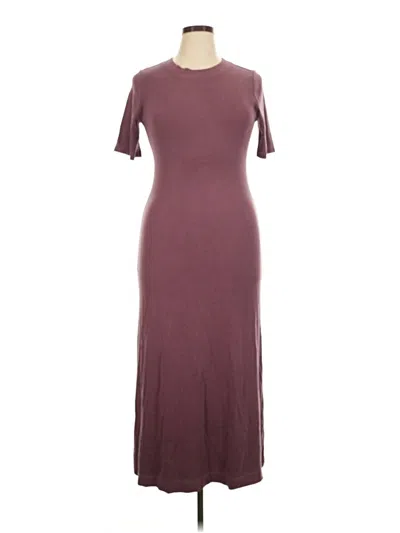 Pre-owned Grey State Casual Dress In Burgundy