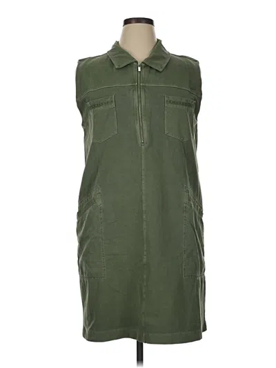 Pre-owned Grey State Casual Dress In Green