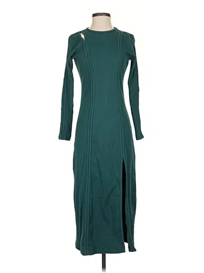 Pre-owned Grey State Casual Dress In Teal