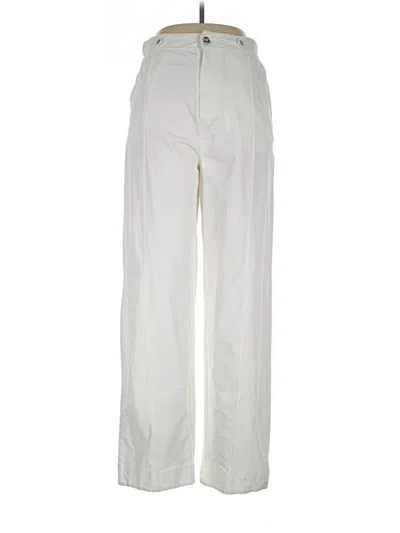 Pre-owned Grey State Casual Pants In White