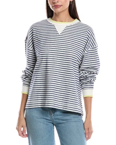 Grey State Dolman Sweatshirt In Blue