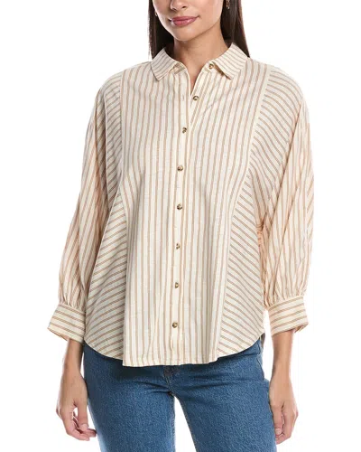 Grey State Dolman Top In Brown