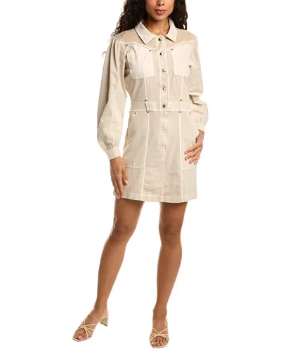 Grey State Dress In Beige