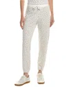 Grey State Jogger In White
