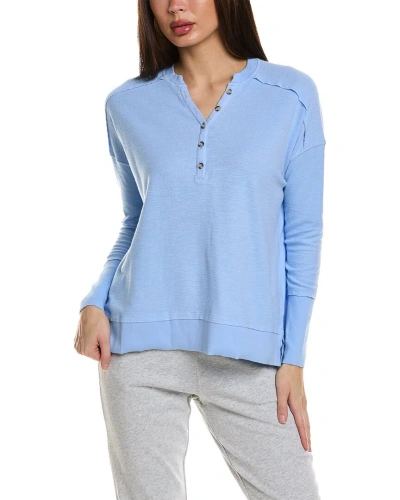 Grey State Marne Top In Blue