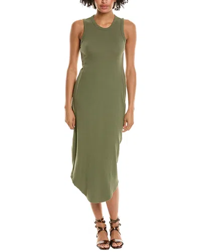 Grey State Petra Midi Tank Dress In Green