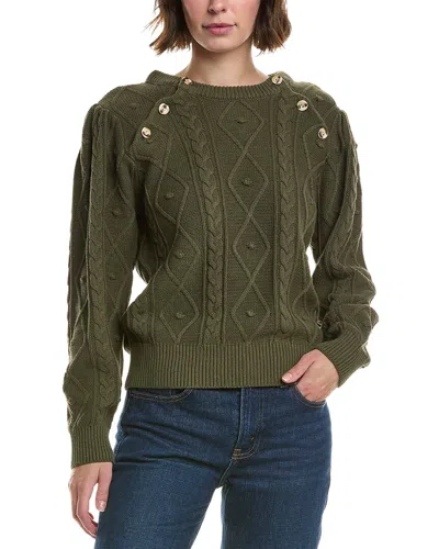 Grey State Pullover In Green