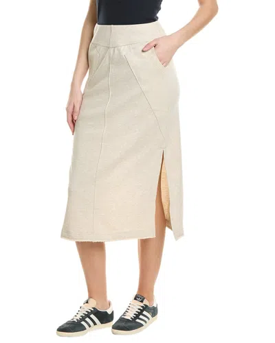 Grey State Heathered Kenny Midi Skirt In Brown
