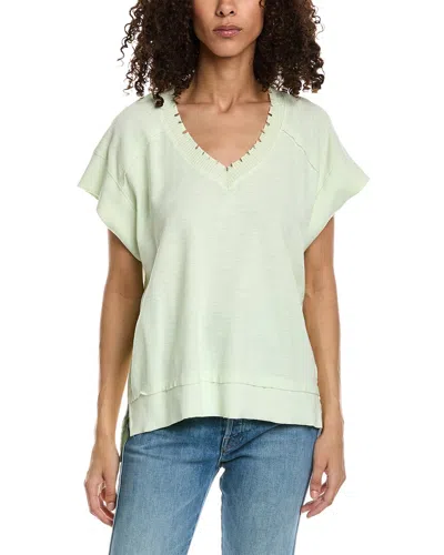 Grey State Top In Green