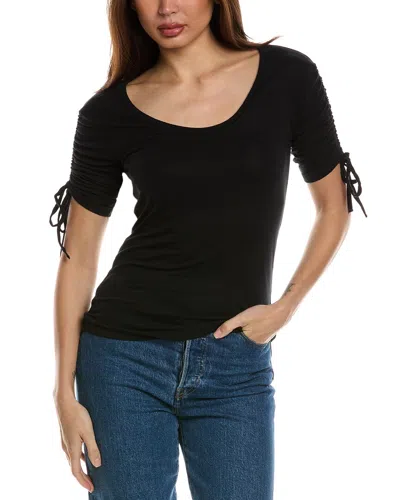 Grey State Top In Black