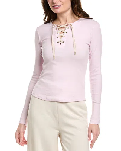 Grey State Top In Purple