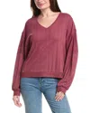 Grey State Top In Red