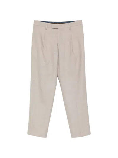 Greyed Albert Pleated Trousers In Neutral