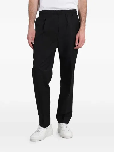 Greyed Ali Elasticated-waistband Trousers In Black