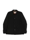 Greyed Voyager Buttoned Overshirt In Black