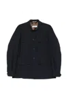 Greyed Voyager Buttoned Overshirt In Blue