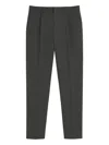 Greyed Wool Trousers In Gray